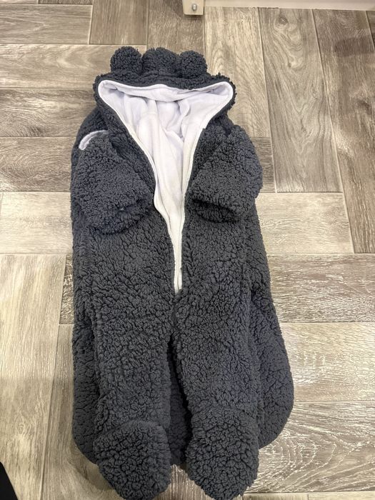 Конверт та комбінезон Teddy сірий