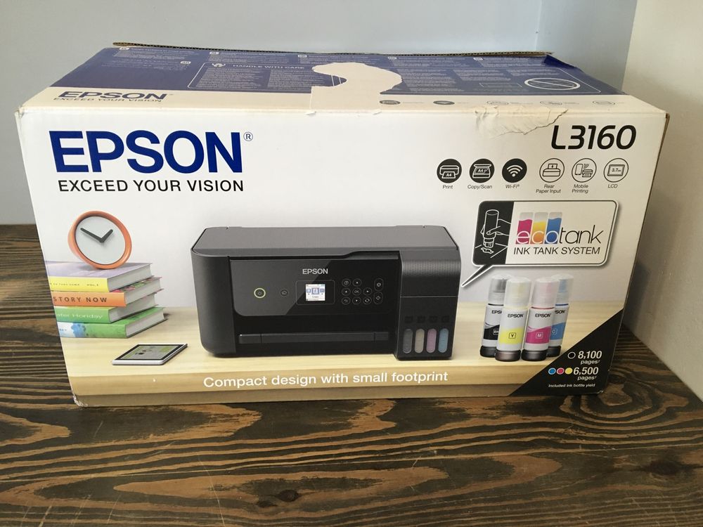 Drukarka kolorowa EPSON L3160 ecotank Wi-Fi