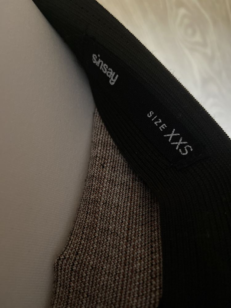 Spodniczka sinsay XXS,na gumce,kratka