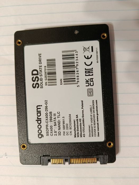 SSD на 256gb goodram