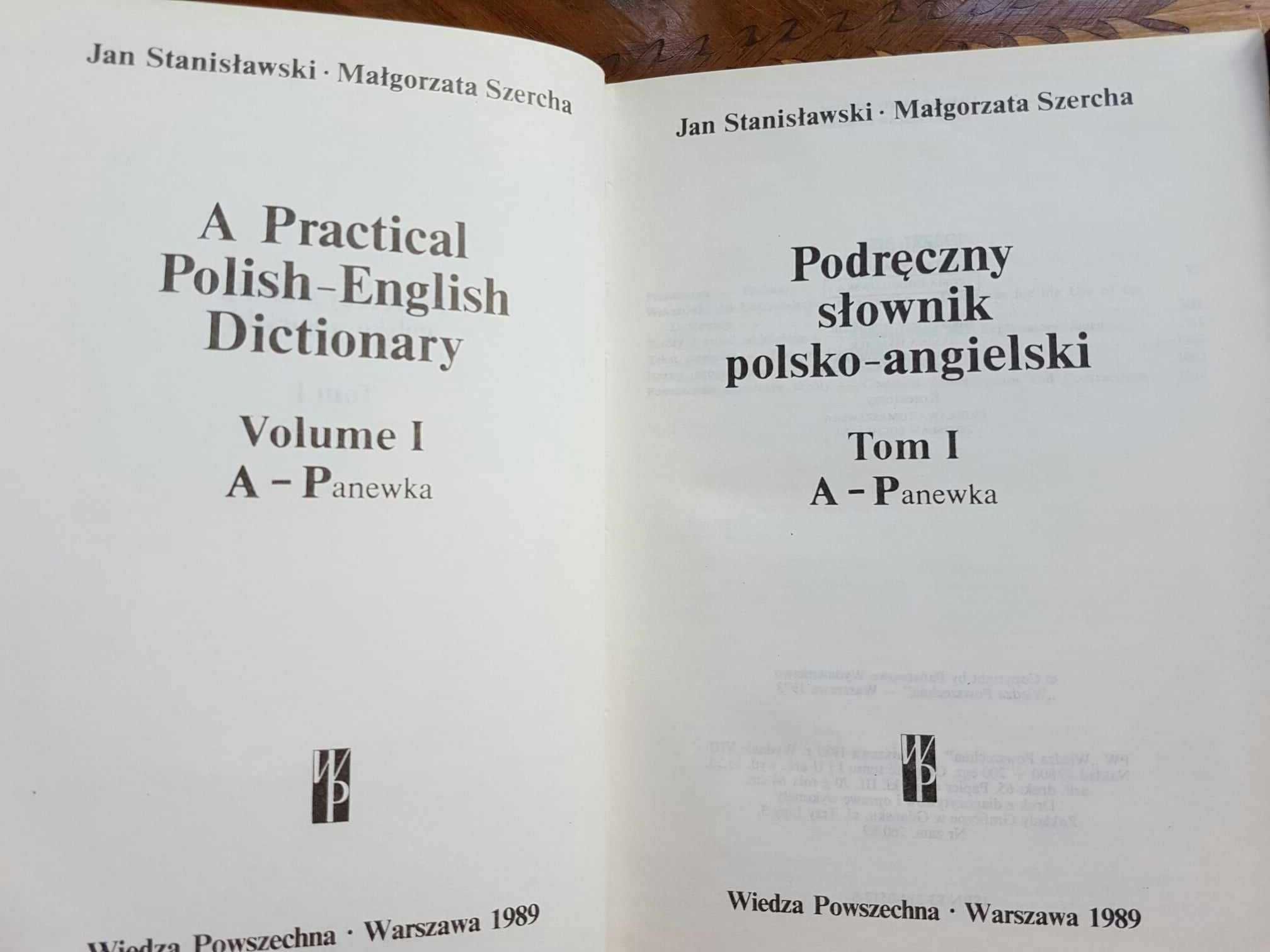 Podręczny Słownik Polsko Angielski 3 tomy w twardych oprawach