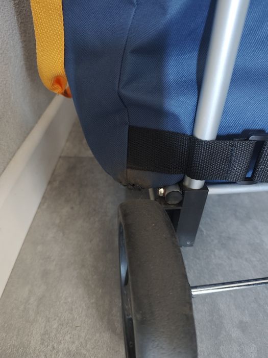 Wózek na zakupy termiczny torba DUKA FJORD 35 l granatowy