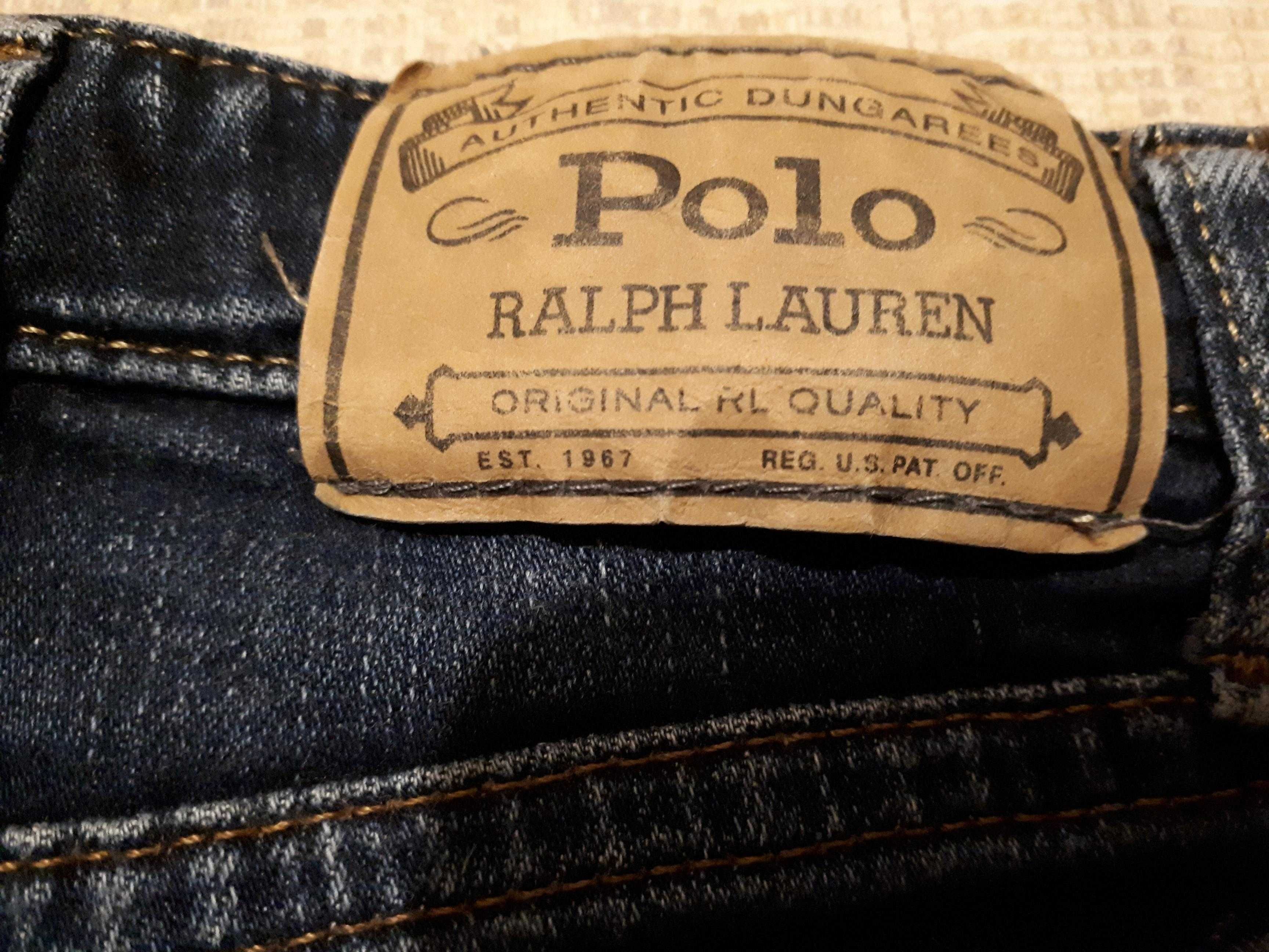 jeansy rurki skinny fit Ralph Lauren rozmiar 86