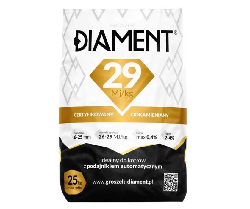 Groszek DIAMENT 26-29kj węgiel workowany