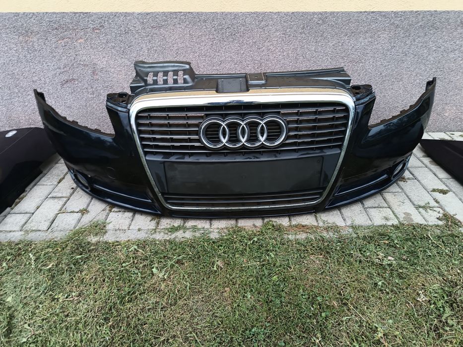 Maska zderzak LZ5J błotnik prawy LZ5A przód Audi A4 B7 części