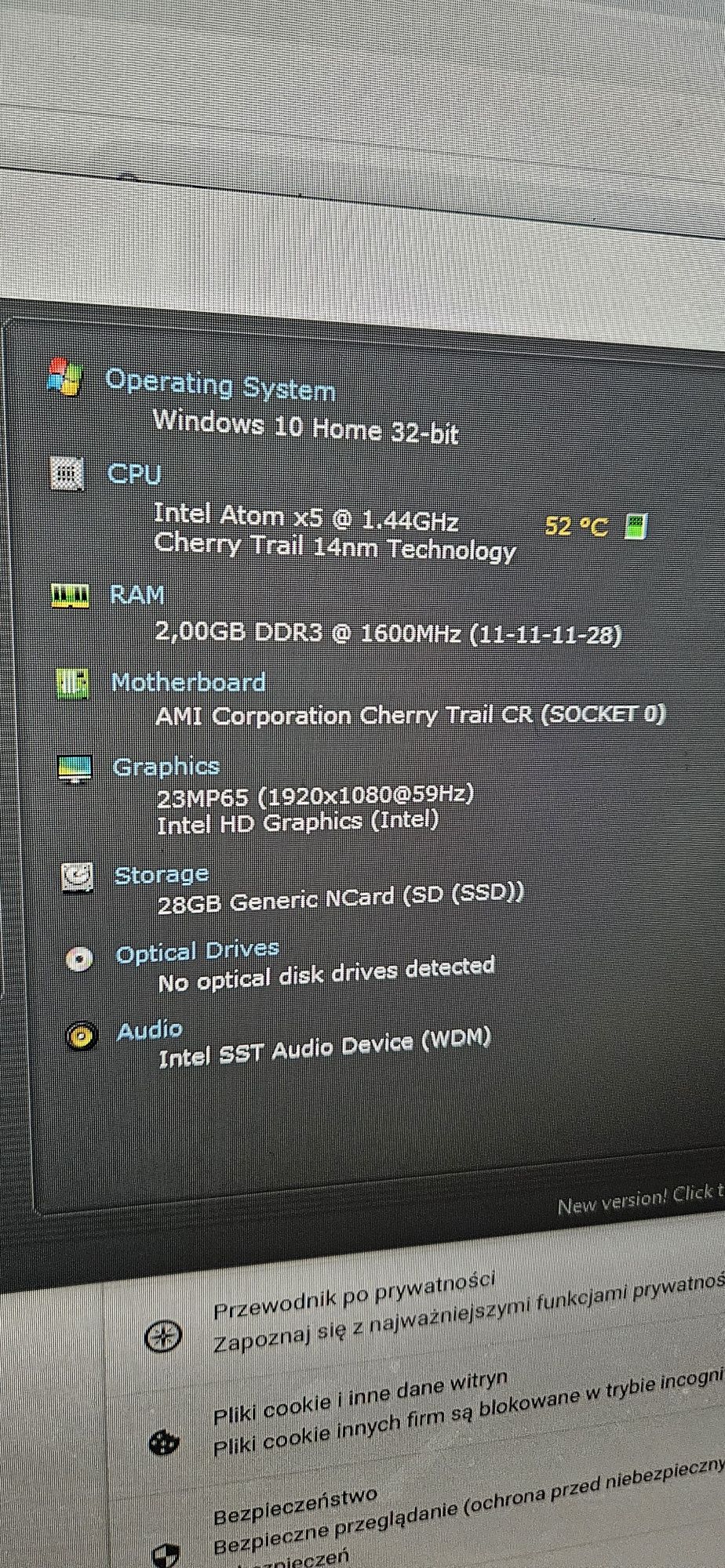 Mini komputer HDMI Kiano SlimStick 2.0