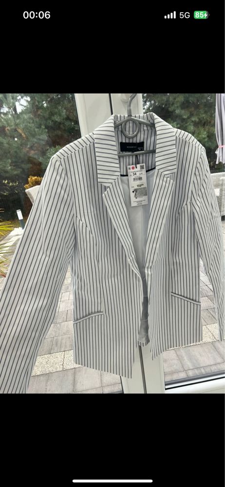 Oversize elegancka marynarka nowa z metką