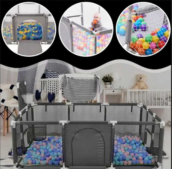 ‼️ Манеж для дітей Великий ігровий дитячий майданчик Сухий басейн