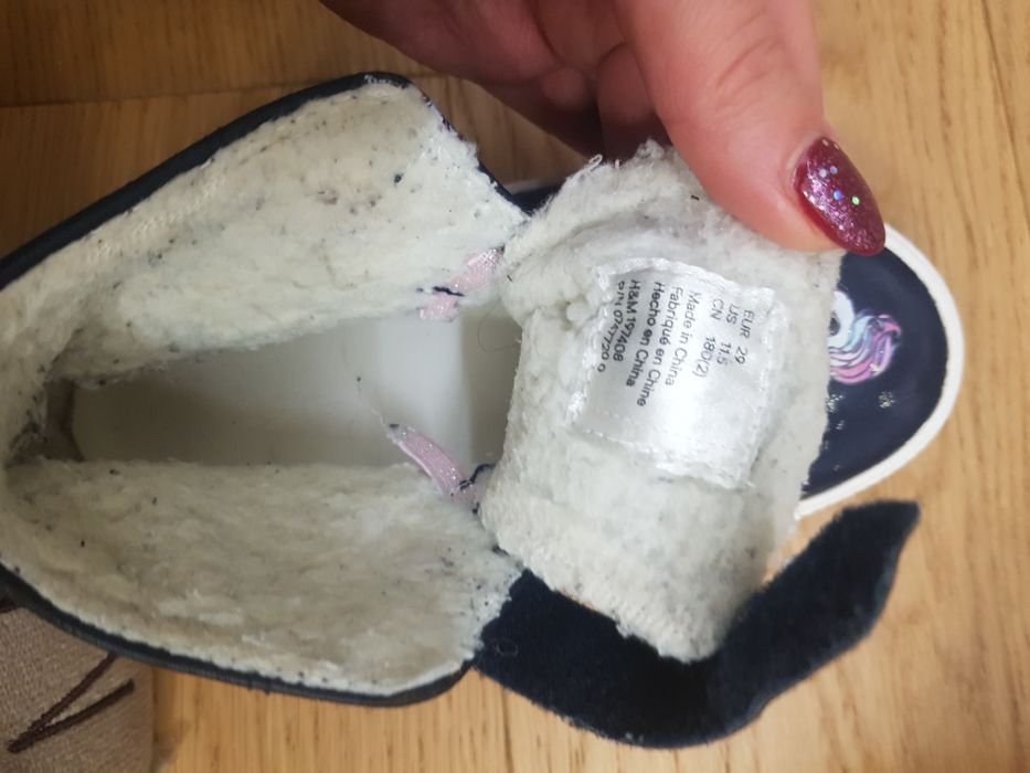 Buty hm 29 trampki ocieplane z futerkiem