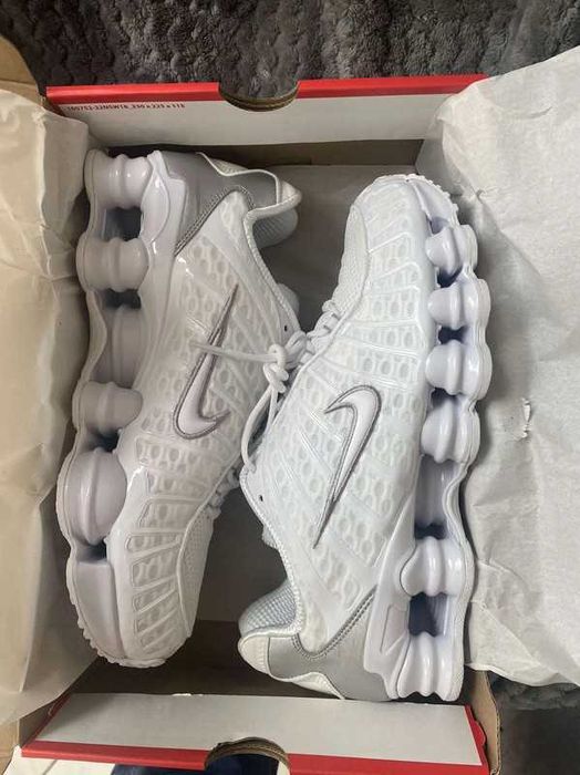 Buty meskie Mokasyny Nike_Shox_TL_White R.45