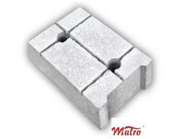 Bloczek betonowy fundamentowy z otworami Małrus 38/24/14cm bloczki