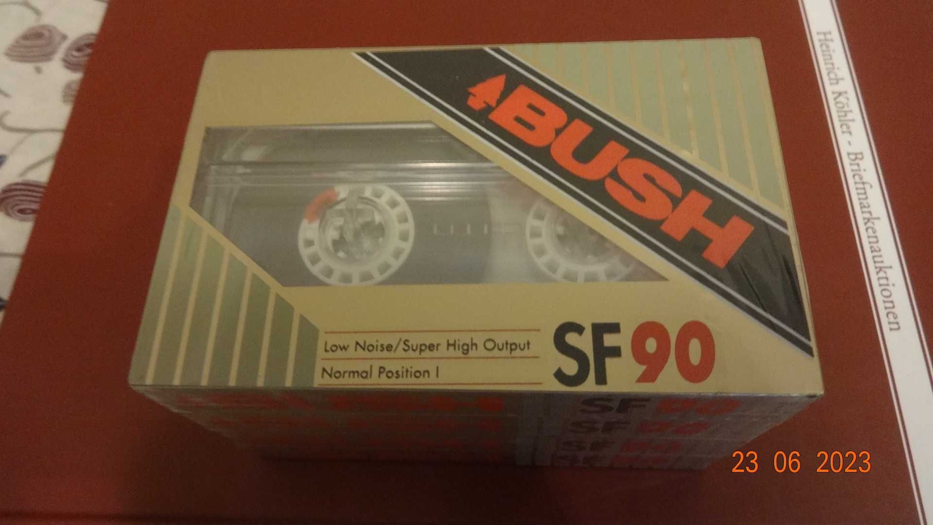 10 stz audio kasety Bush SF-90 (England) Nowe