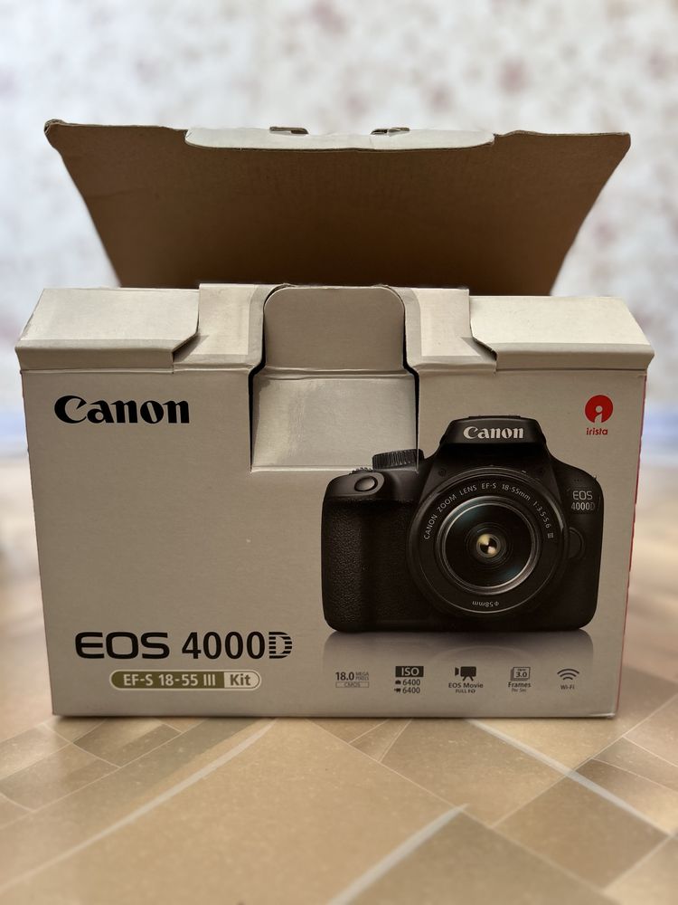 Фотокамера Canon 4000d 18-55 kit / цифровий фотоапарат Кенон