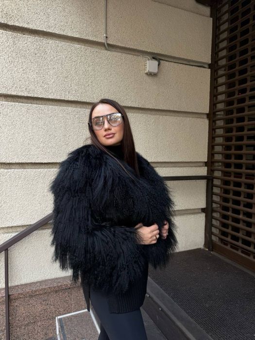 Шуба из натуральной ламы.Шуба лама.шуба з лами.наші фото.