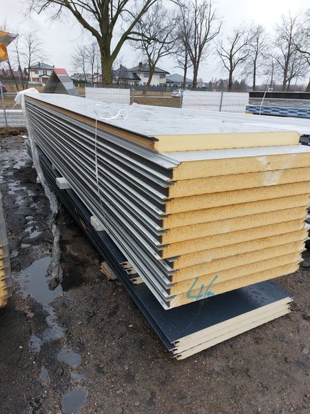 Płyta warstwowa 80 mm , RAL 9002, TRANSPORT,