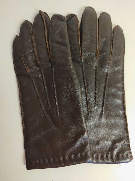 Rękawiczki skórzane męskie lub unisex rozm. 21