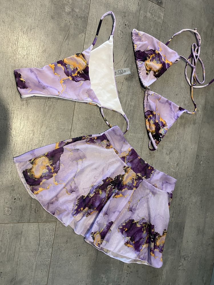 Nowe bikini L 40 Shein strój kąpielowy trzyczęściowy