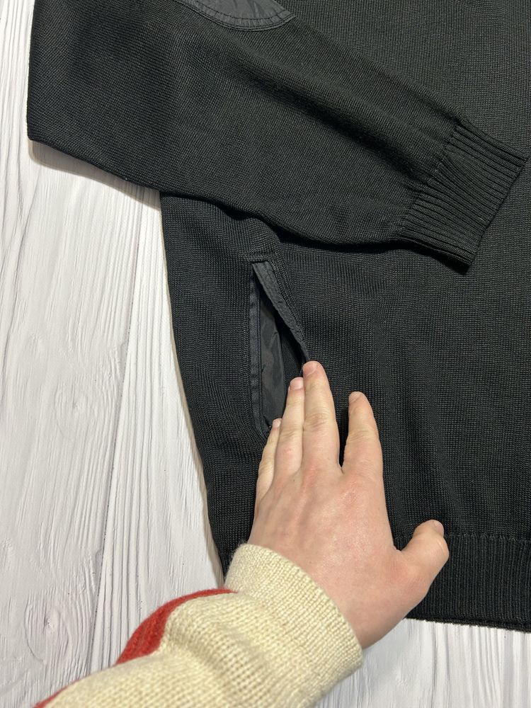 Paul Shark 1/3 Zip Cool Touch Wool/Nylon светр кофта Оригінал!