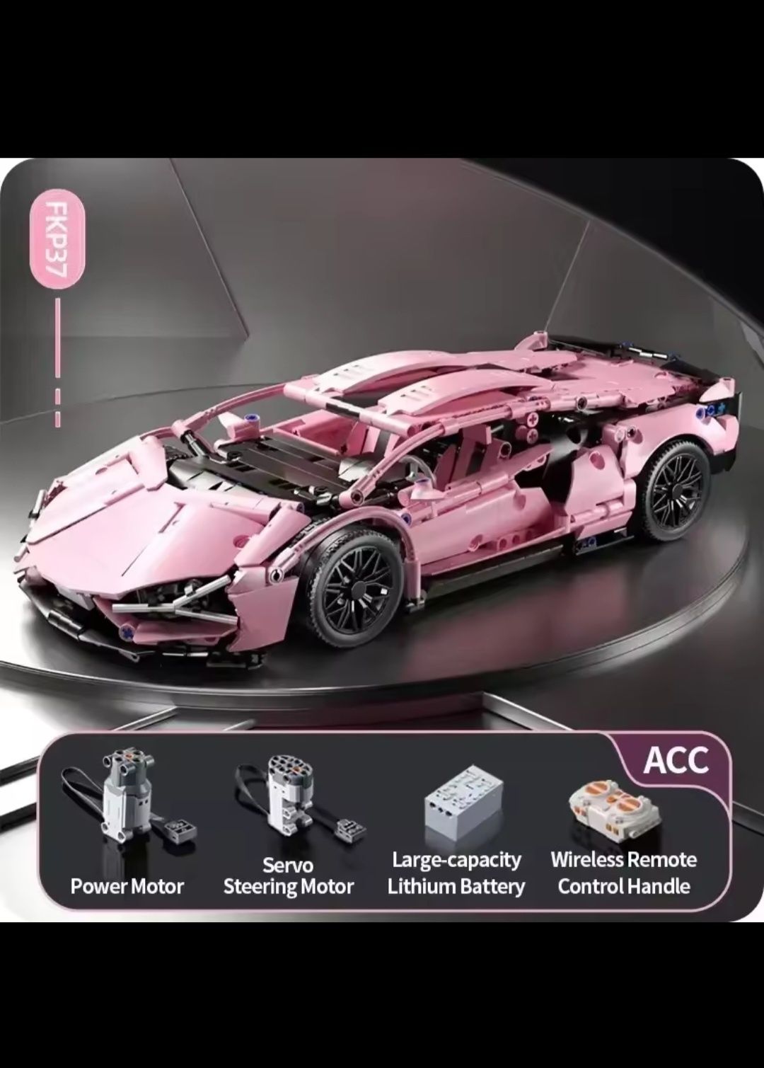 Конструктор автомобілів (контейнер)типу ЛЕГО!!+RC