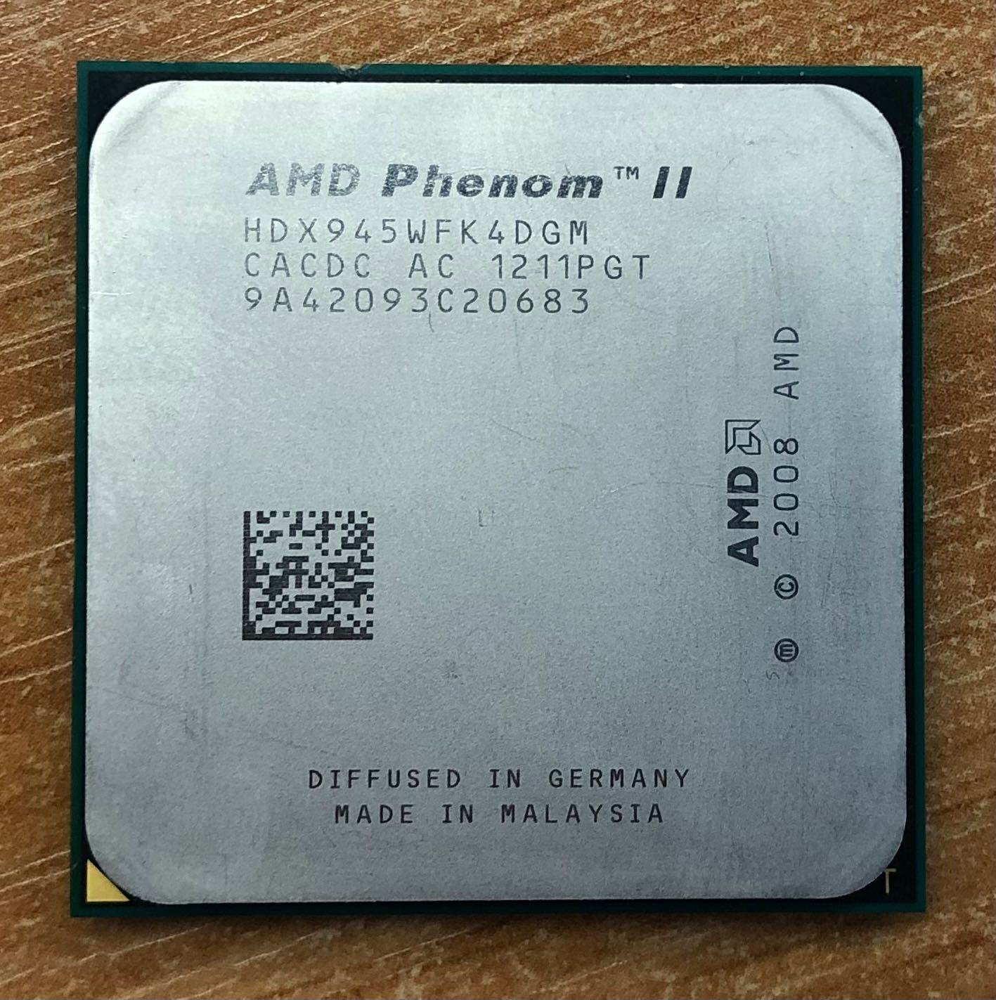 AMD Phenom 511,545,710,840,925,965, A8-6600, FX 4100, Athlon 620, 640