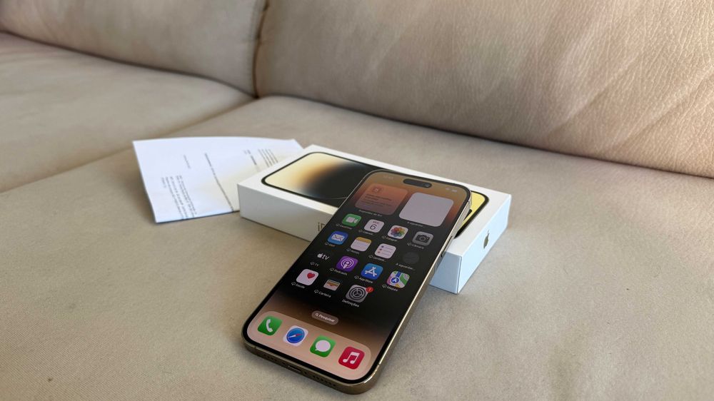 Vendo troco iPhone 14 Pro Max 512Gb Gold C/Fatura Nacional