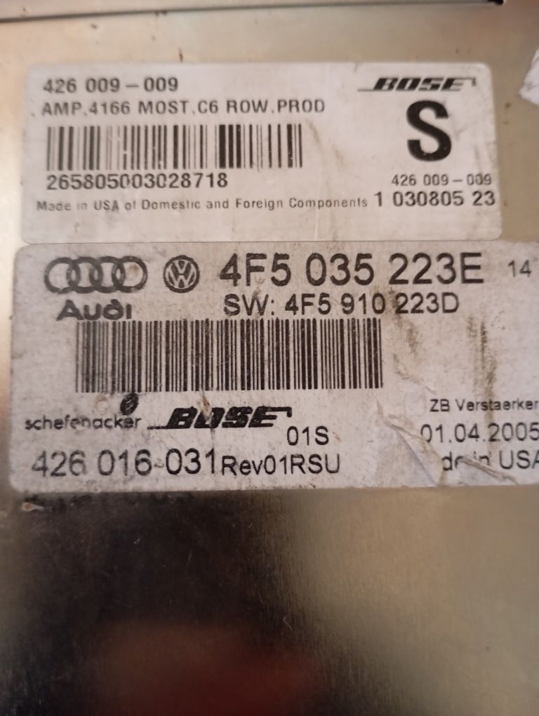 Wzmacniacz audio do Audi