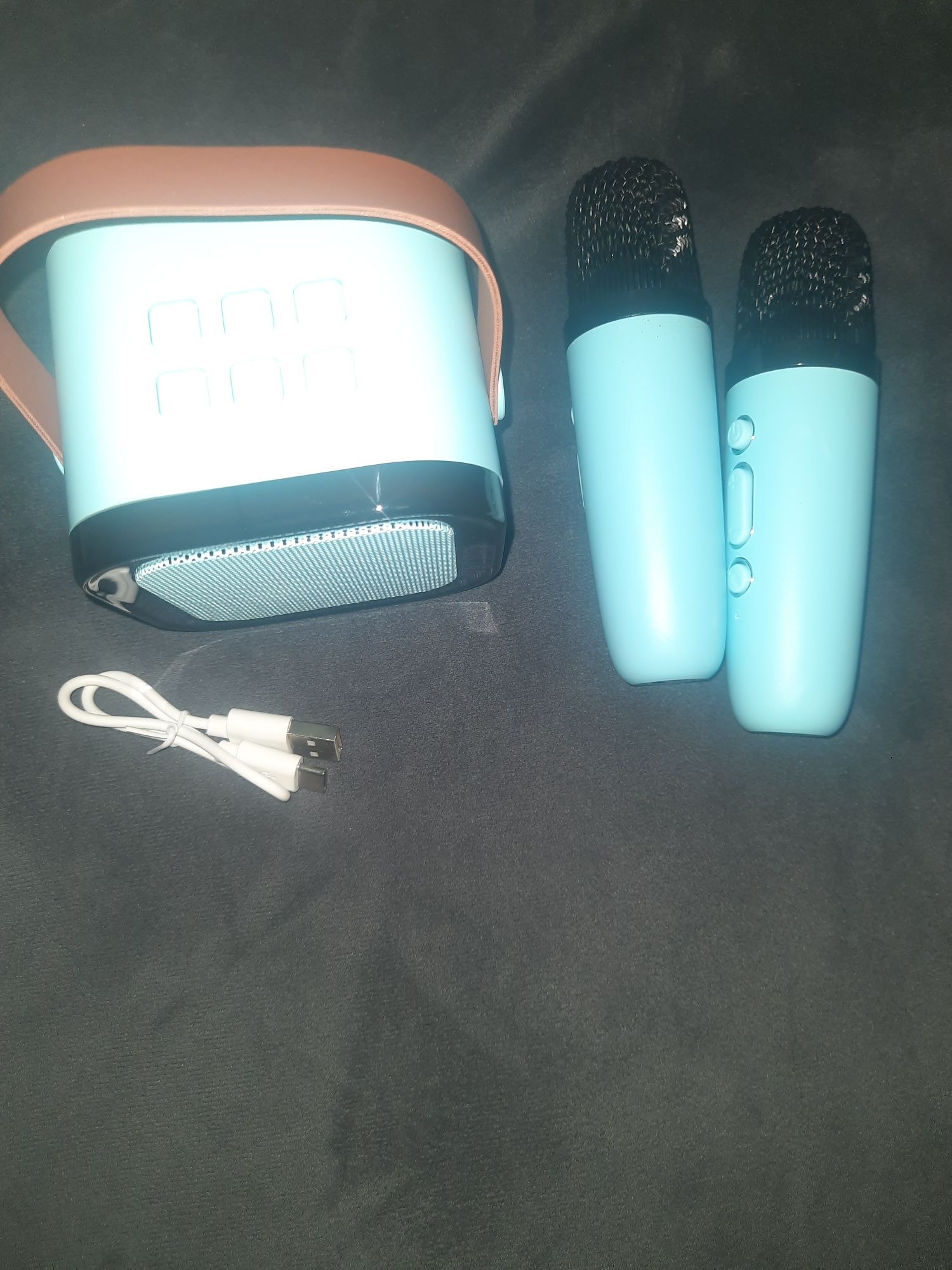 Karaoke głośnik plus dwa mikrofony