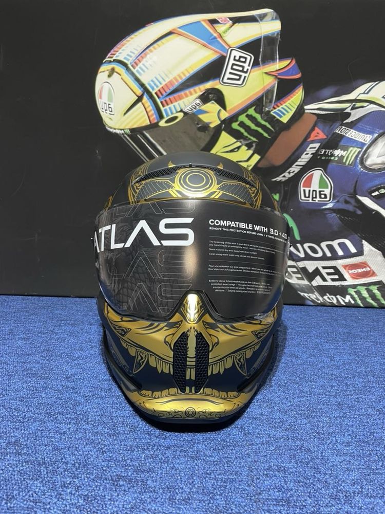 Мотошолом шлем Ruroc Atlas 4.0 Street (agv hjc shoei xlite arai shark)
