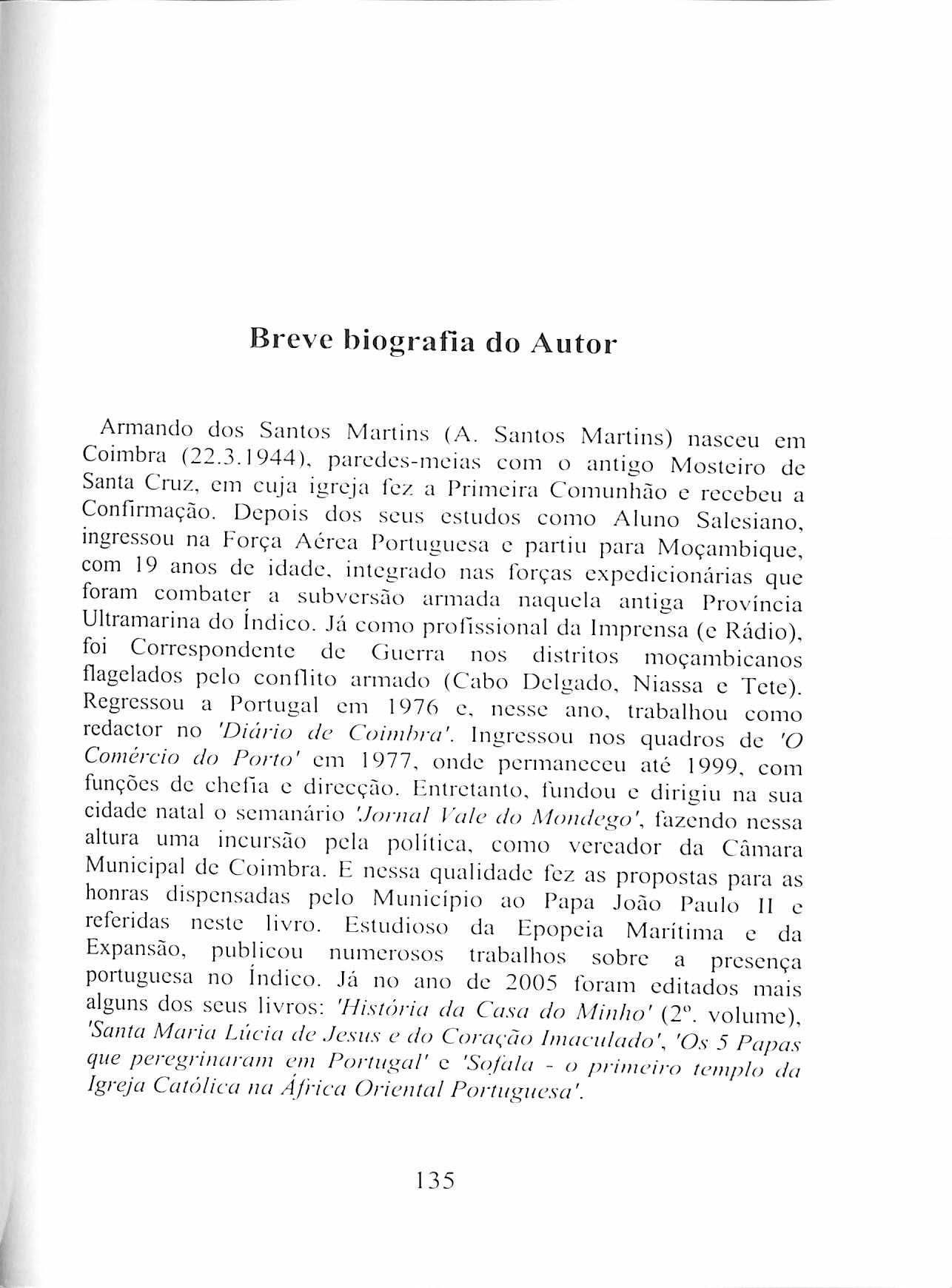 "João Paulo II em Coimbra" de A. Santos Martins [Novo]