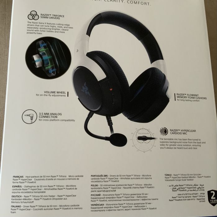 Headset Auscultadores Gaming Razer Kaira para PS4/PS5