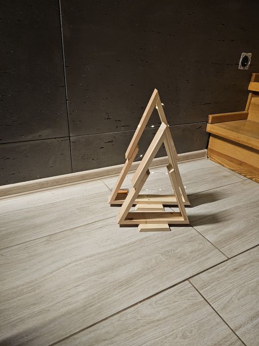 Choinka drewniana świąteczna dekoracja  40x23