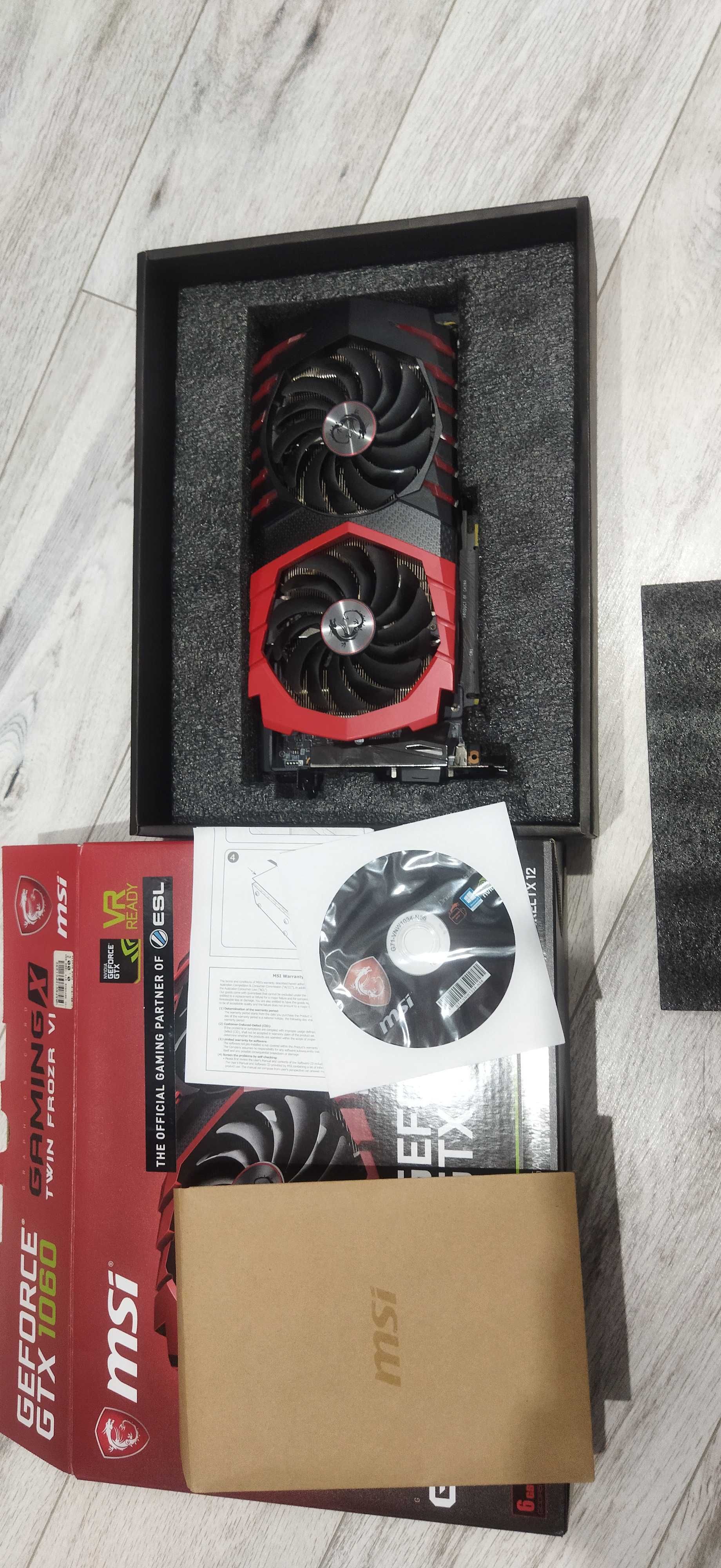 Karta graficzna MSI GTX 1060 Gaming X 6 GB