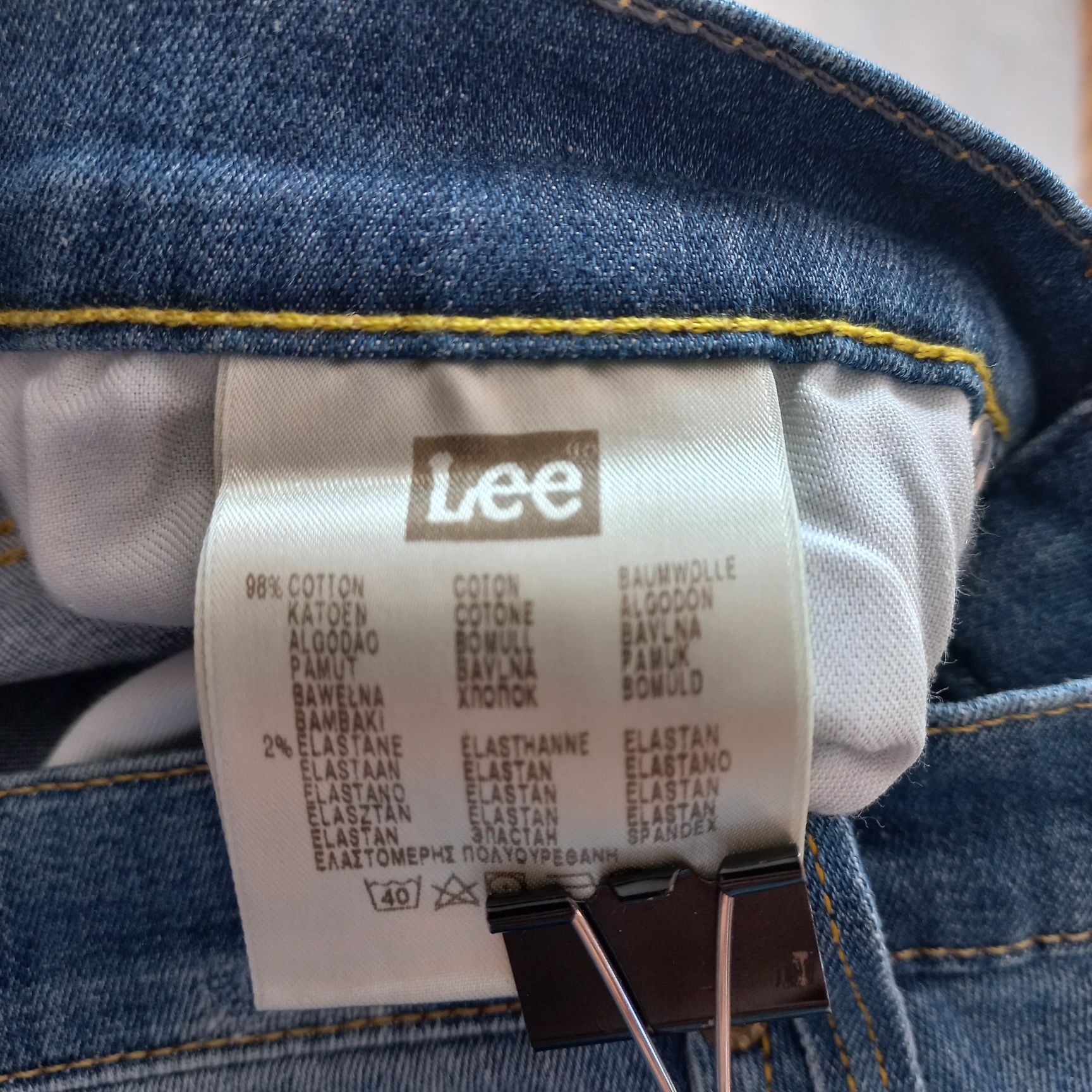 Spodnie męskie jeansowe lee