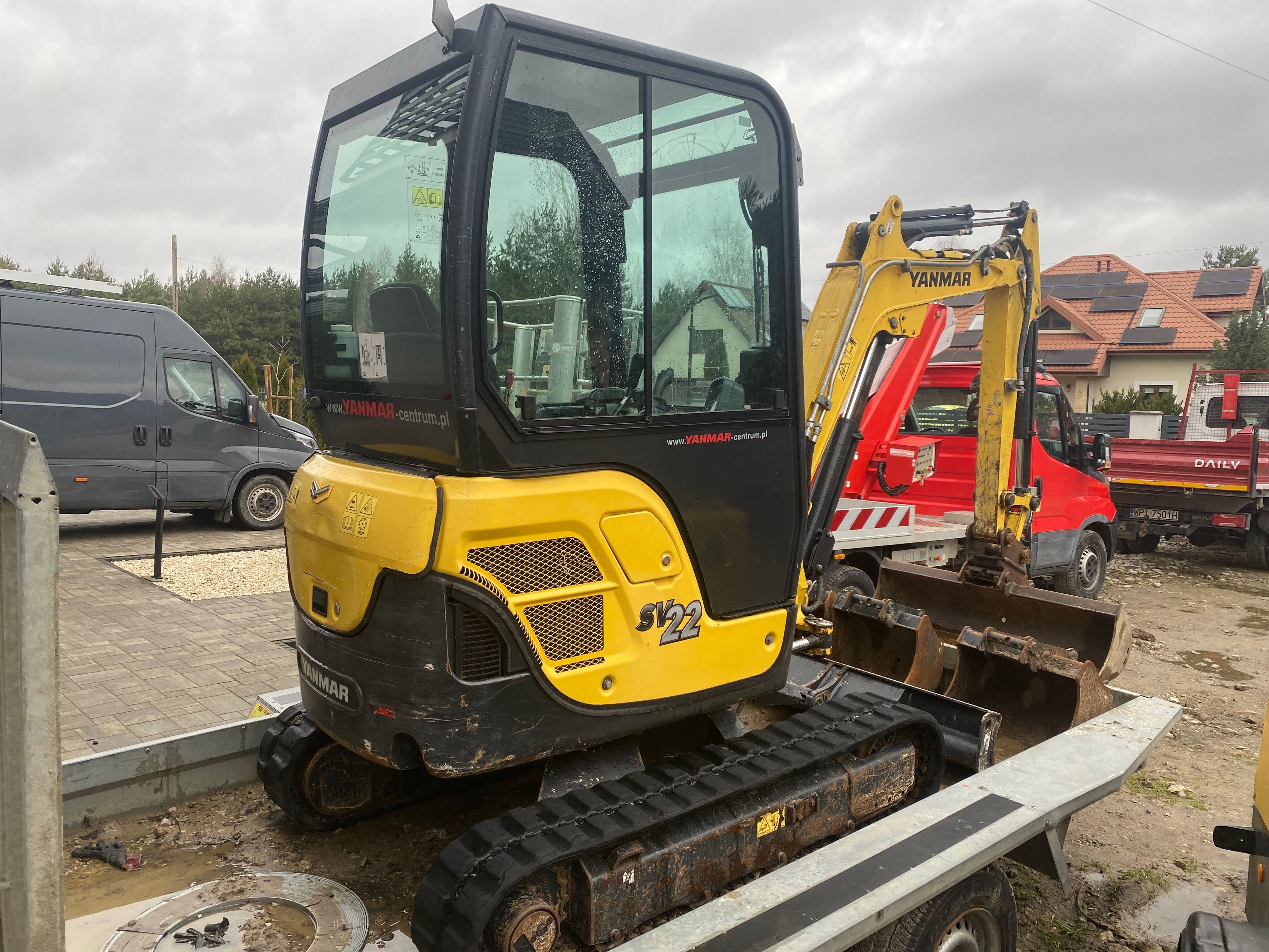 YANMAR SV22 minikoparka 1580mth