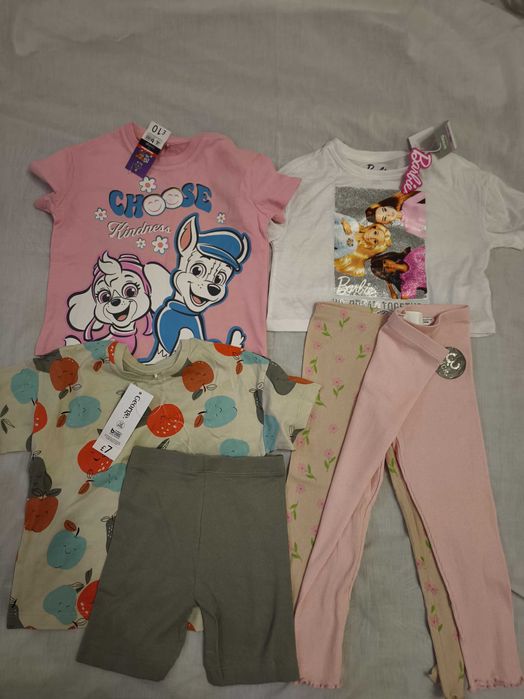 Літній костюм, футболка, шорти р.98 на дівчинку George Англія нові