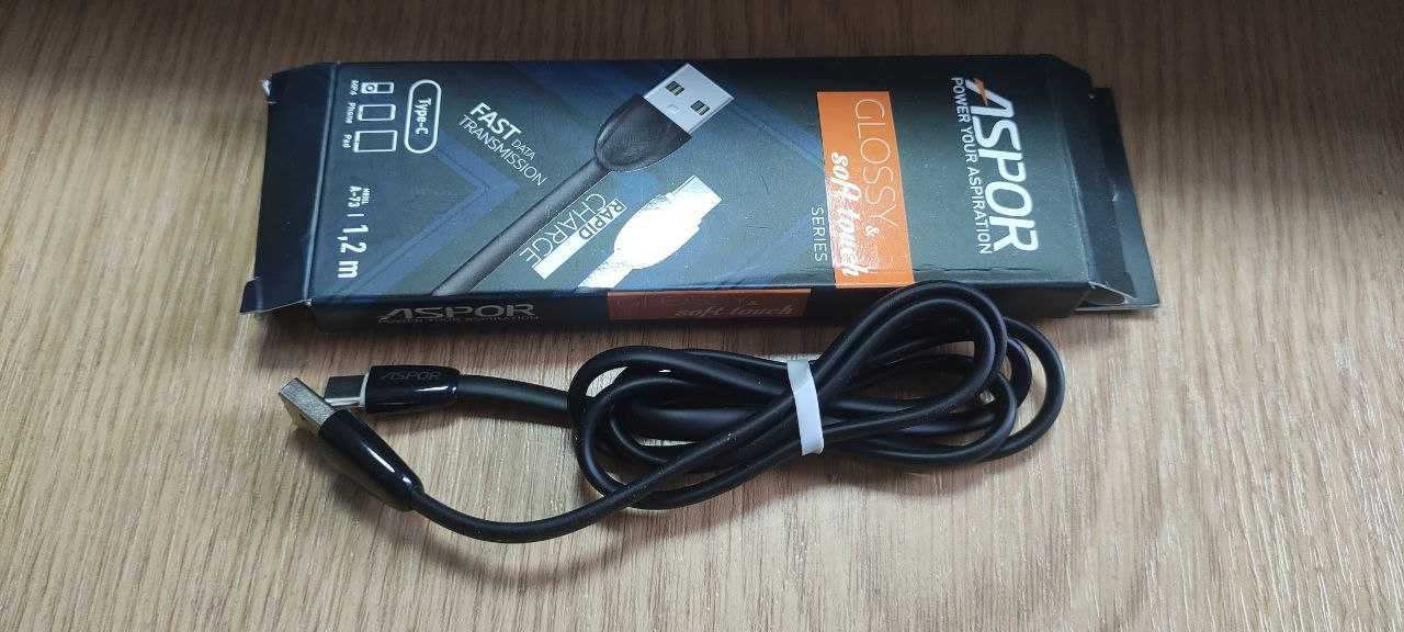 Кабель Usb Type-C Aspor A73 2A 1,2 м