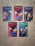 5 bilhetes Parque Disneyland-Walt Disney 2018-25 anos colecionador