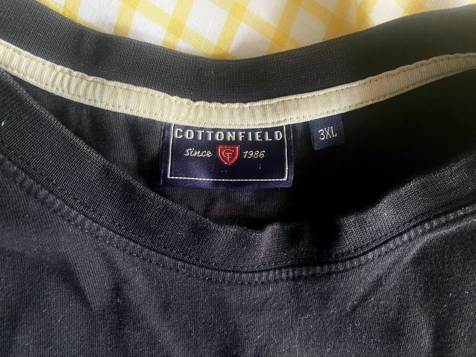 Koszulka  t shirt czarny  Cottonfield xxl