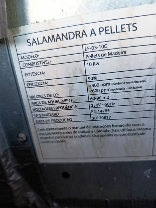 Salamandra pellets 10kw