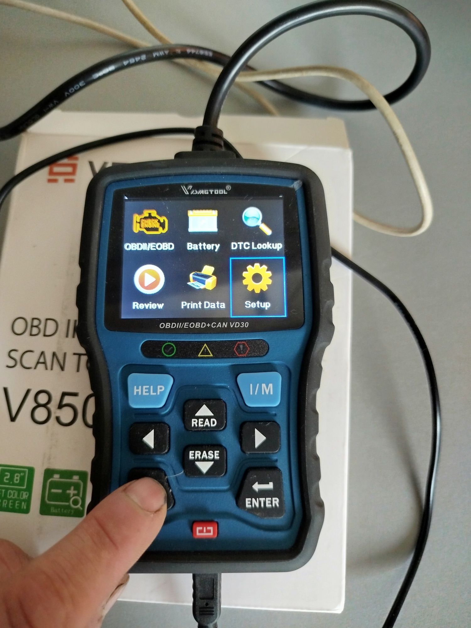 Skaner obd interfejs   v850  VD30 launch delphi