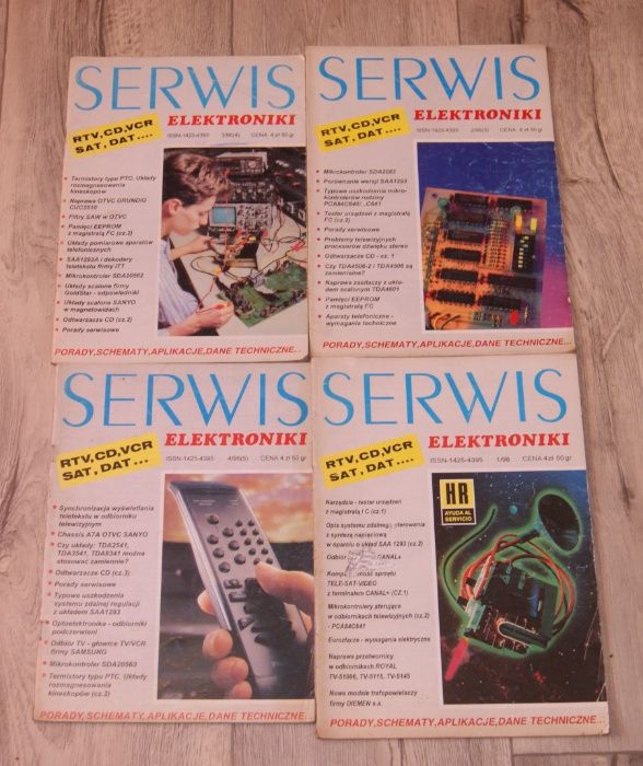 Serwis elektroniki nr. 2,3,4,5 rok 1996