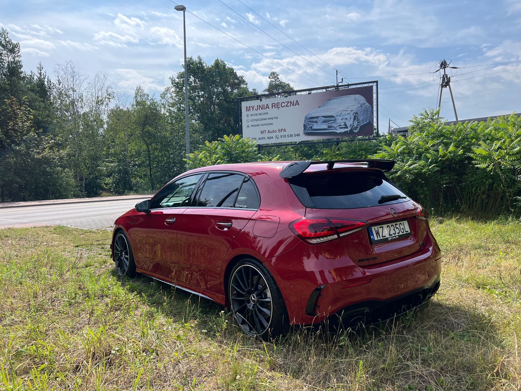 Mercedes-Benz Klasa A A35 AMG, bezwypadkowy, manufaktur, kubełki, skóra