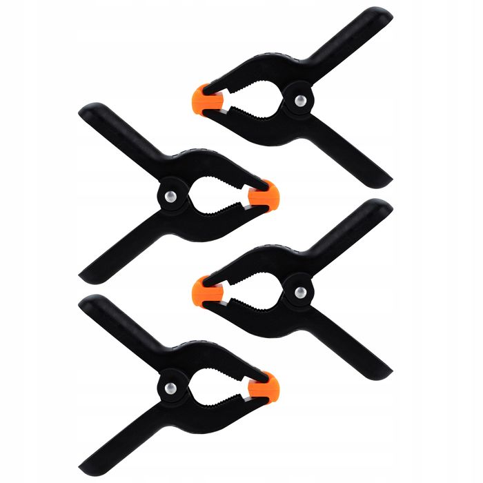 Ścisk Sprężynowy 3” 4 Szt. Modelarski, Stolarski, Klamerka Vergionic