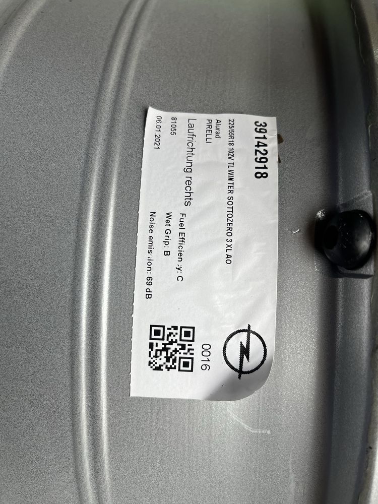 5x108 OPEL 7,5j18 ET49 felgi aluminiowe DEMO NOWE