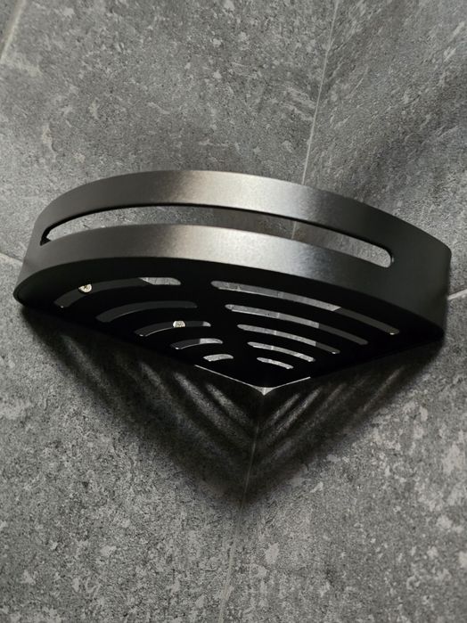 mala i praktyczna rogowa półka łazienkowa metalowa super cena  okazja