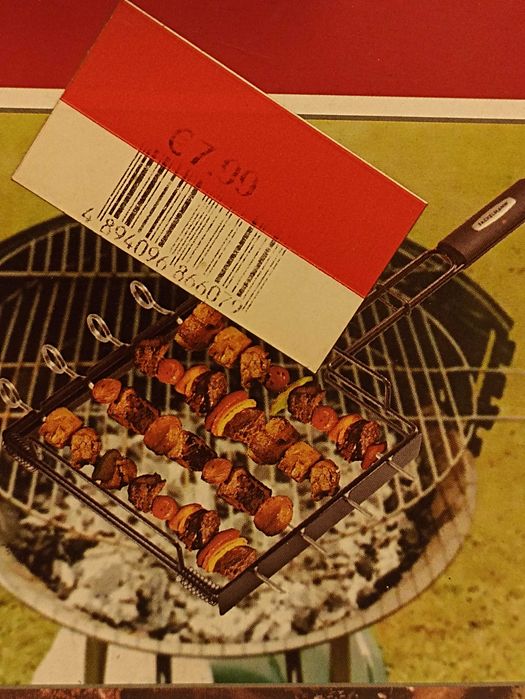 grillowy opiekacz do szaszłyków
