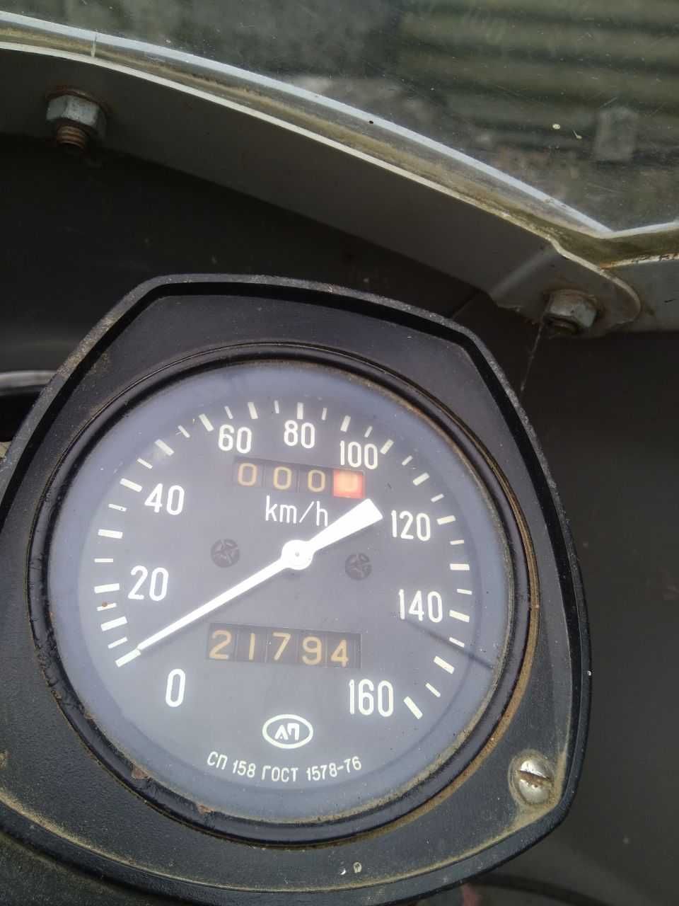 Мотоцикл ИЖ 1991 г, пробег 21000, с коляской, заводской комплект