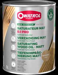 Saturacyjny olej do drewna D.1 PRO Owatrol z filtrem UV, 15L