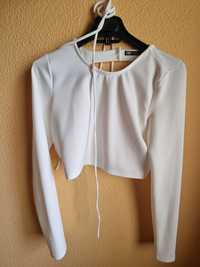 Blusa Zara costas abertas