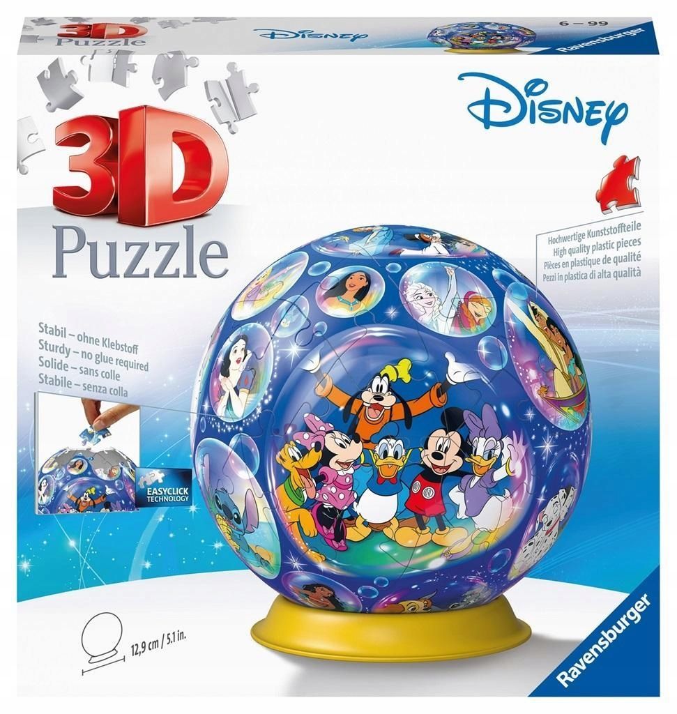 Puzzle 3d Kula Disney, Ravensburger